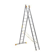 Лестница двухсекционная Alumet P2 9212 2х12 алюминиевая 6.12 м