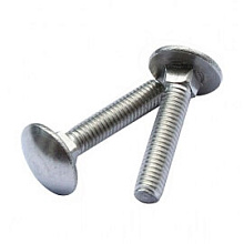 Болт мебельный Tech-Krep DIN603 с полукруглой головкой М8х40 мм