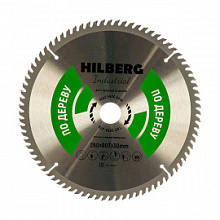 Диск пильный Hilberg Industrial HW261 по дереву 80 зубьев 260х30 мм