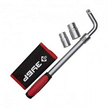 Ключ баллонный телескопический Зубр Мастер с торцовыми головками 17х19х21х23 мм