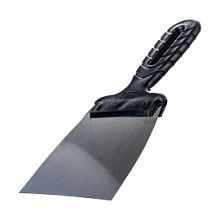 Шпатель малярный Зубр Мастер нержавеющее полотно, пластиковая рукоятка 100 мм