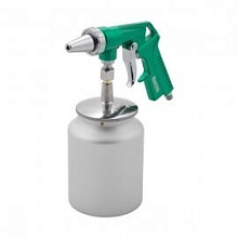 Пистолет Kraftool Expert Qualitat пескоструйный с нижним бачком 1000 мл, рабочее давление 5 атмосфер