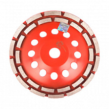 Чашка алмазная шлифовальная Trio-Diamond Segment TCW155  двухрядная 180 мм