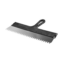 Шпатель зубчатый Зубр Мастер нержавеющее полотно зуб 8х8 мм, 450 мм