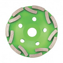 Чашка алмазная шлифовальная Сибртех двухрядная 125 мм