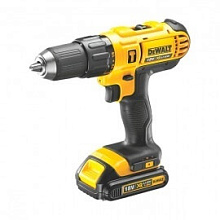 Дрель аккумуляторная DeWALT DCD776C2 ударная, 18 В, 1,3 Ач