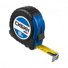 Рулетка измерительная Сибин обрезиненный корпус 10 м