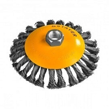 Щетка коническая для УШМ Stayer Professional стальная проволока 125 мм