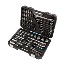 Набор инструментов Gross 82 предметов CrV 1/4", 1/2"