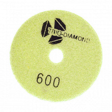 Круг алмазный шлифовальный Trio-Diamond гибкий № 600 мокрая шлифовка 125 мм