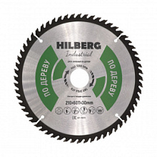Диск пильный Hilberg Industrial HW212 по дереву 60 зубьев 210х30 мм