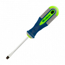 Отвертка шлицевая Сибртех трехкомпонентная рукоятка SL 5,0х75 мм