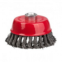 Щетка чашечная для УШМ Stayer Professional стальная проволока 100 мм