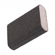 Губка для шлифования Matrix, 100 х 70 х 25 мм, овал, твердая, P40