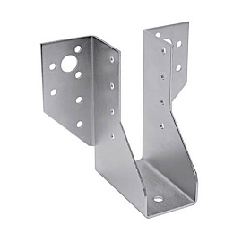 Опора бруса открытая OBR R-80x120 толщина 2 мм