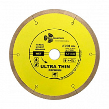 Диск алмазный Trio-Diamond Wet UTW505 ультра тонкий, сплошной 200 мм