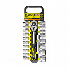 Головки торцевые в наборе Stayer RSS 20L 20 предметов