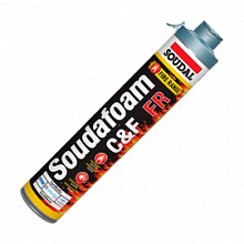 Пена монтажная Soudal Soudafoam FR Click & Fix огнестойкая профессиональная 750 мл