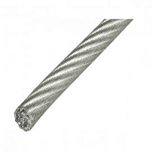 Трос стальной Tech-Krep SWR DIN 3055 оцинкованный в ПВХ оплетке 2/3 мм