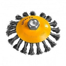 Щетка коническая для УШМ Stayer Professional стальная проволока 115 мм