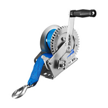 Лебедка барабанная Зубр Профессионал тяговая, ленточная 8 м, 0.5 т