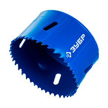 Коронка биметаллическая Зубр по металлу 76 мм