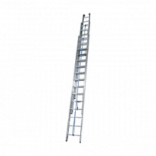 Лестница трехколенная Alumet SR 3316 3х16 алюминиевая 11,42 м