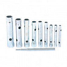 Набор трубчатых ключей Sparta оцинкованные 6-22 мм, 9 предметов