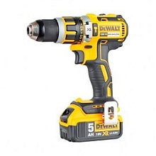 Дрель аккумуляторная DeWALT DCD795P2 ударная, 18 В, 5,0 Ач