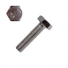 Болт с шестигранной головкой Tech-Krep DIN933 оцинкованный М12х45