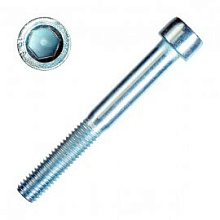 Болт с внутренним шестигранником Tech-Krep DIN912 оцинкованный М10х70 мм