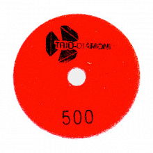 Круг алмазный шлифовальный Trio-Diamond гибкий № 500 сухая шлифовка 100 мм