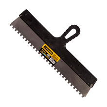 Шпатель зубчатый Stayer ProFlat  нержавеющее полотно зуб 8х8 мм, 450 мм