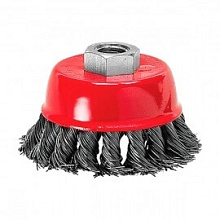Щетка чашечная для УШМ Matrix плетеная проволока 75 мм