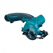 Пила дисковая аккумуляторная Makita HS300DWE, 10.8 В, 1.3 Ач, 85 мм