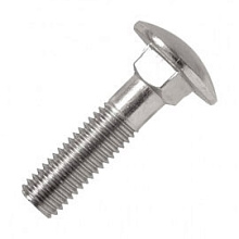 Болт мебельный Tech-Krep DIN603 с полукруглой головкой М6х50 мм