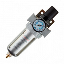 Набор аксессуаров для пневмосистем Kraftool Industrie Qualitat манометр и влагоотделитель