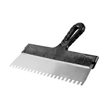 Шпатель зубчатый Зубр Мастер нержавеющее полотно зуб 8х8 мм, 350 мм