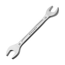 Ключ рожковый Зубр матовый хром 27х30 мм