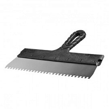 Шпатель зубчатый Зубр Мастер нержавеющее полотно зуб 6х6 мм, 350 мм