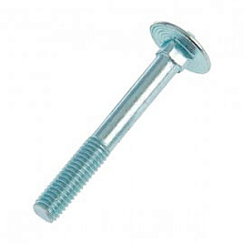 Болт мебельный Tech-Krep DIN603 с полукруглой головкой М8х90 мм