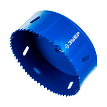 Коронка биметаллическая Зубр по металлу 114 мм