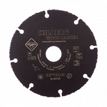Диск с вальфрамно-карбитной крошкой Hilberg Super Wood многофункциональный 125 мм