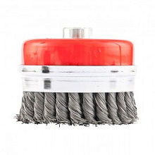 Щетка чашечная для УШМ Matrix Heavy Duty стальная проволока 100 мм