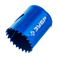 Коронка биметаллическая Зубр по металлу 38 мм