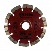 Диск алмазный Hilberg Industrial Hard Laser HI802 турбо-сегментный 125 мм