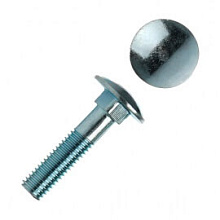 Болт мебельный Tech-Krep DIN603 с полукруглой головкой М10х40 мм