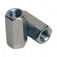 Гайка соединительная Tech-Krep DIN6334 оцинкованная М10