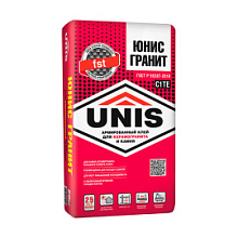Клей плиточный Юнис Гранит для крупных и тяжелых плит 25 кг