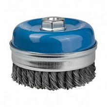 Щетка чашечная для УШМ Зубр Профессионал усиленная, стальная проволока 100 мм